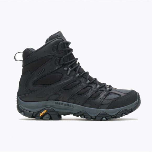 The Moab 3 Moab is an all black water proof winterized boot. W/ a vibram icetrek - Picture 7 of 7